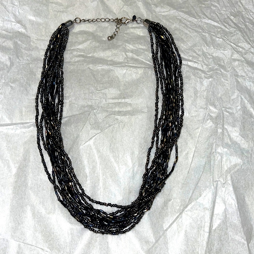 Brown multi strand premier jewelry necklace